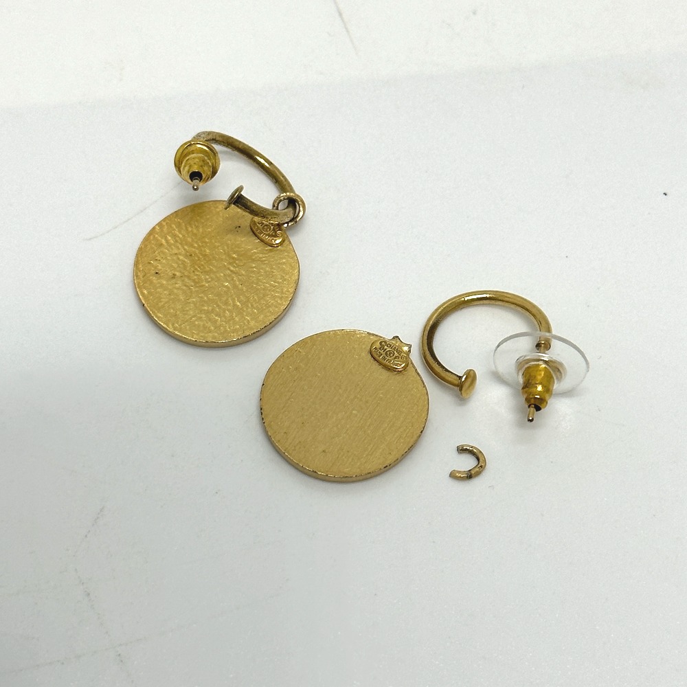 楽天市場】シャネル ピアス CHANEL ピアス CCマーク ストライプ柄