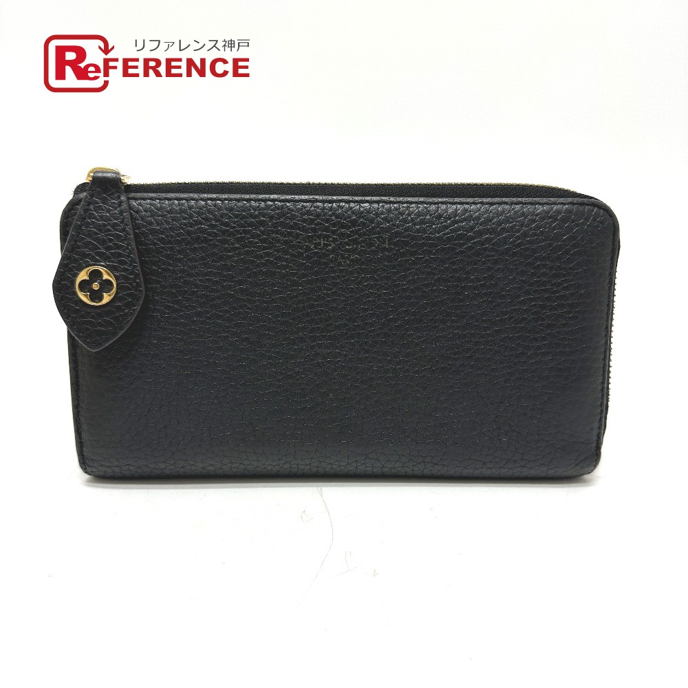 LOUIS VUITTON ルイヴィトン  M63102 ポルトフォイユ ほうき星 長紙入れ トリヨンレザー  レディース 黒いこと 【中古】