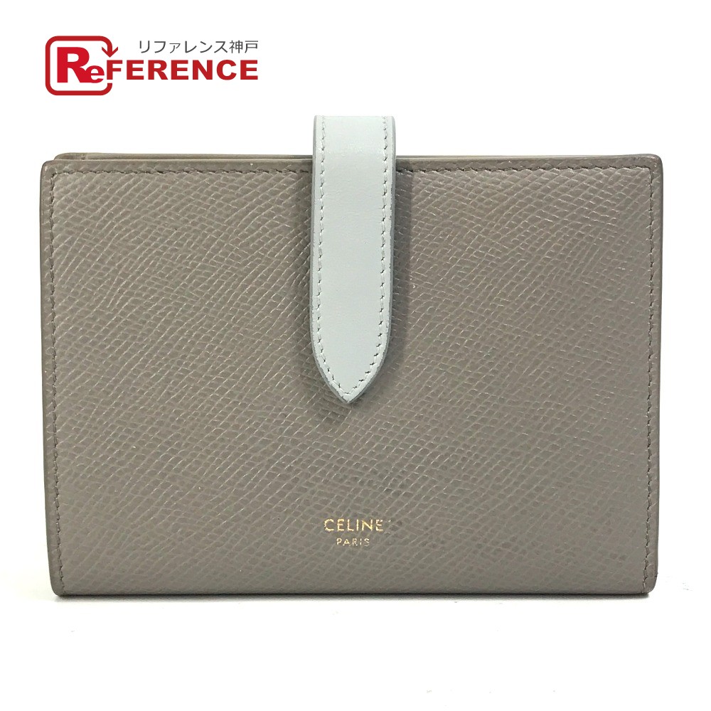 【ネイマールJr】セリーヌ 財布 アズール Celine ブルー CELINE セリーヌ 長財布 ラージ ジップドウォレット カーフ