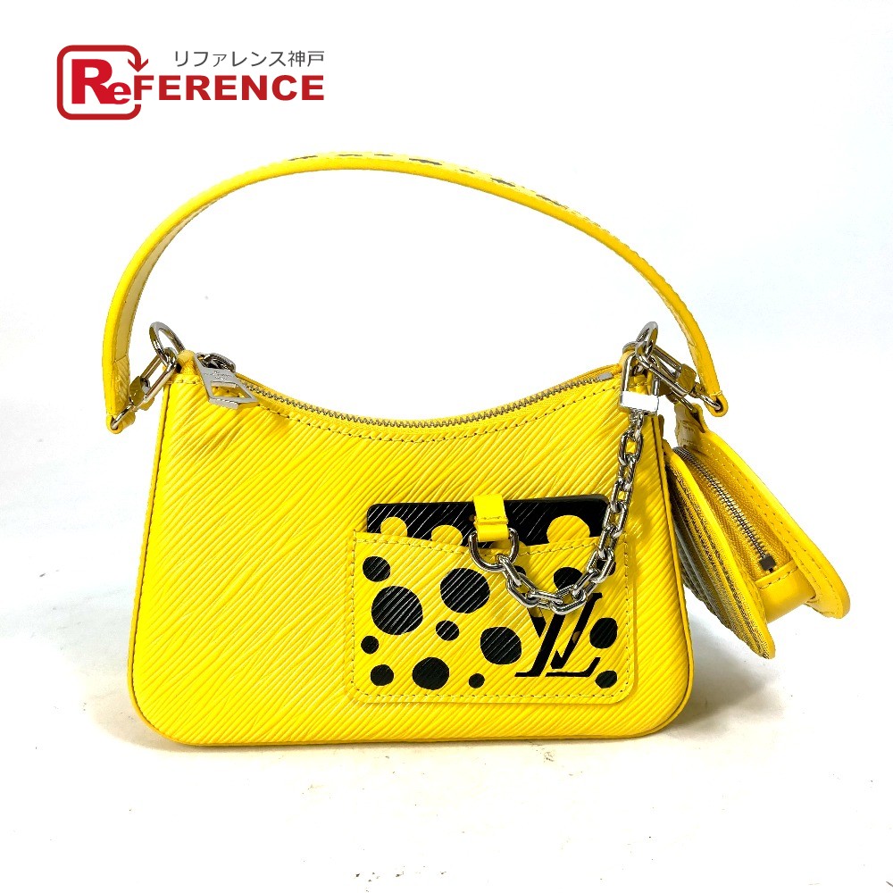 LOUIS VUITTON ルイヴィトン M21702 草間彌生コラボ LVxYK マレリーニ 2WAY カバン ショルダーバッグ 斜め掛け ハンドバッグ エピレザー レディース ジョーヌ イエロー 未使用 【中古】｜ブランドショップ　リファレンス