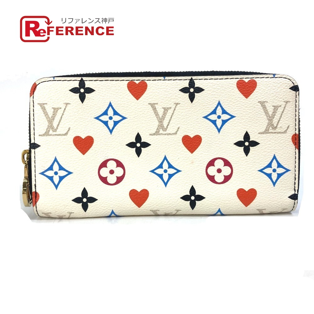 LOUIS VUITTON ルイヴィトン M57491 ハート モノグラム マルチカラー ジッピーウォレット ゲームオン 長財布 モノグラムマルチカラーキャンバス レディース ホワイト 【中古】｜ブランドショップ　リファレンス