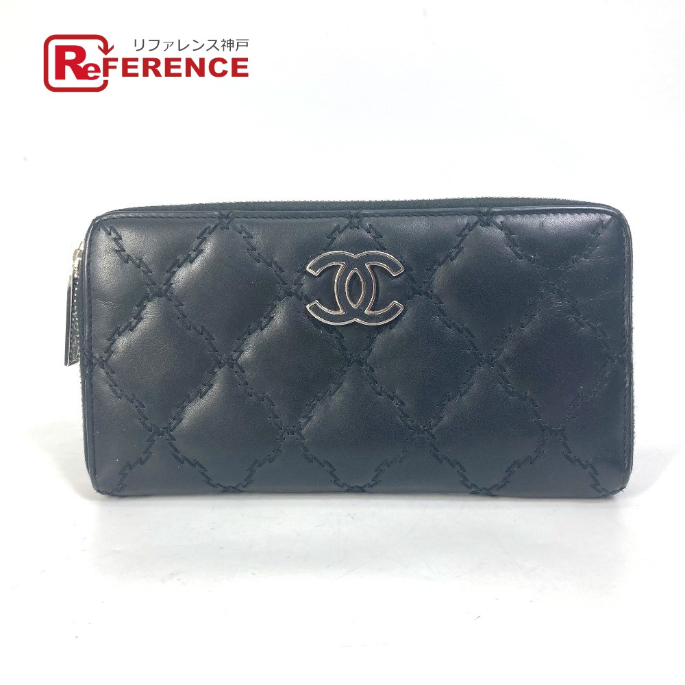 CHANEL キルティング長財布 シャネル　マトラッセ CHANEL シャネル マトラッセ ミニチェーンショルダー 長財布