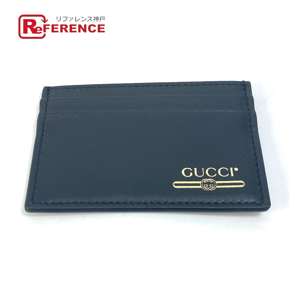 【新品】グッチ カードケース カード入れ GG柄 シマレザー 青 希少品】 GUCCI グッチ x NYヤンキース / コラボカードケース
