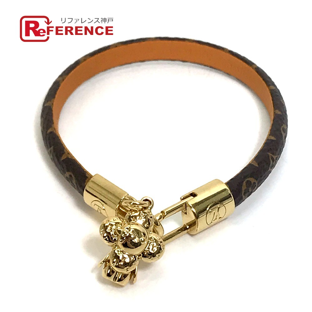【極美品】付属品付 ルイヴィトン ブレスレット ドーフィーヌ LV  モノグラム glvm64858-1.jpg