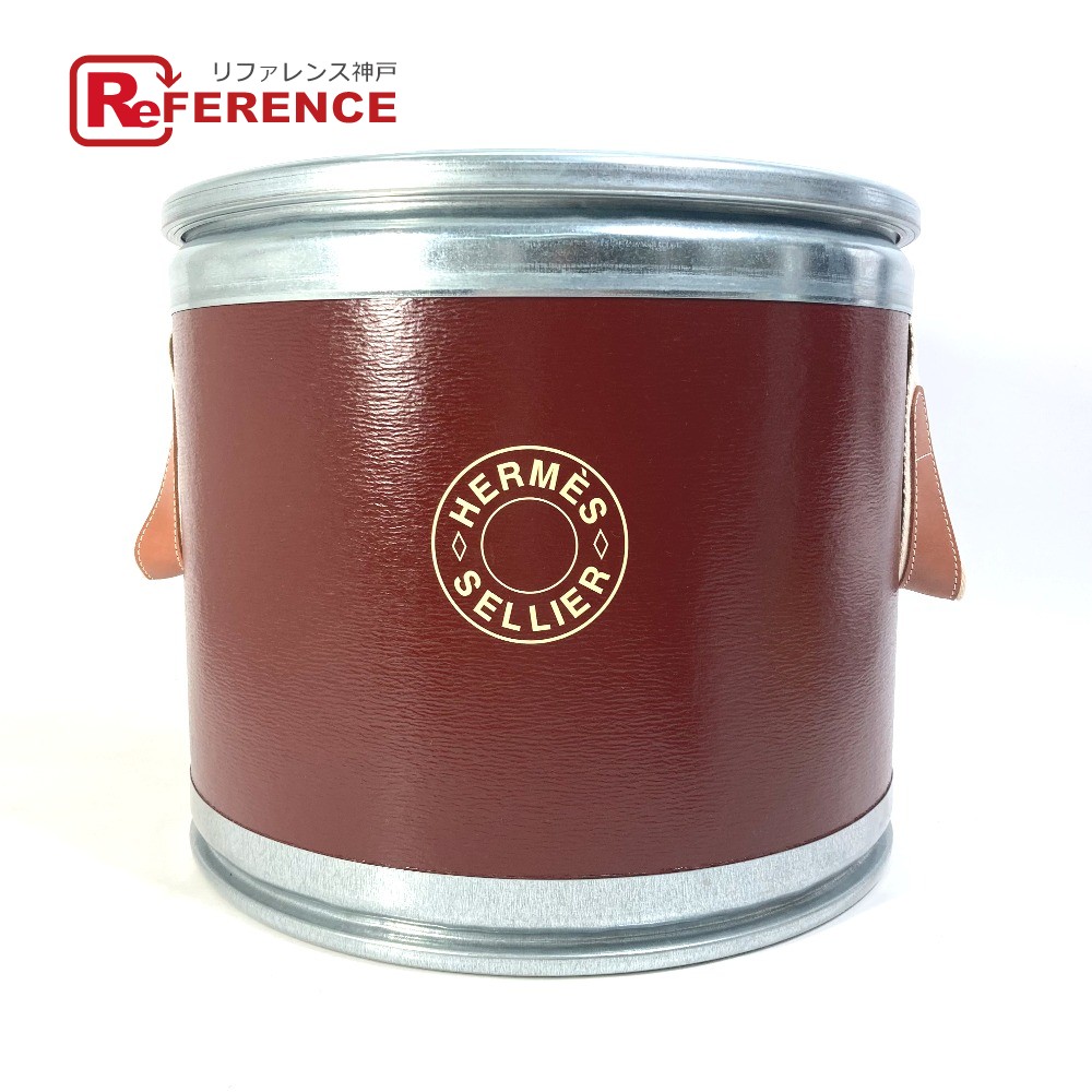 エルメス HERMES サドルボックス　馬具缶　スモール  新品未使用 HERMES エルメス セリエ サドルボックス スモール 缶 馬具入れ