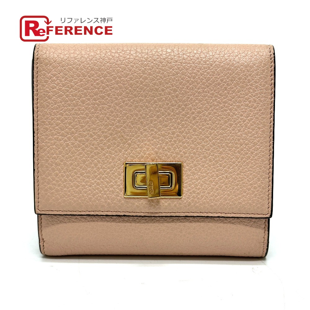 楽天市場】フェンディ セレリア ピーカブー 二つ折り財布 ピンク