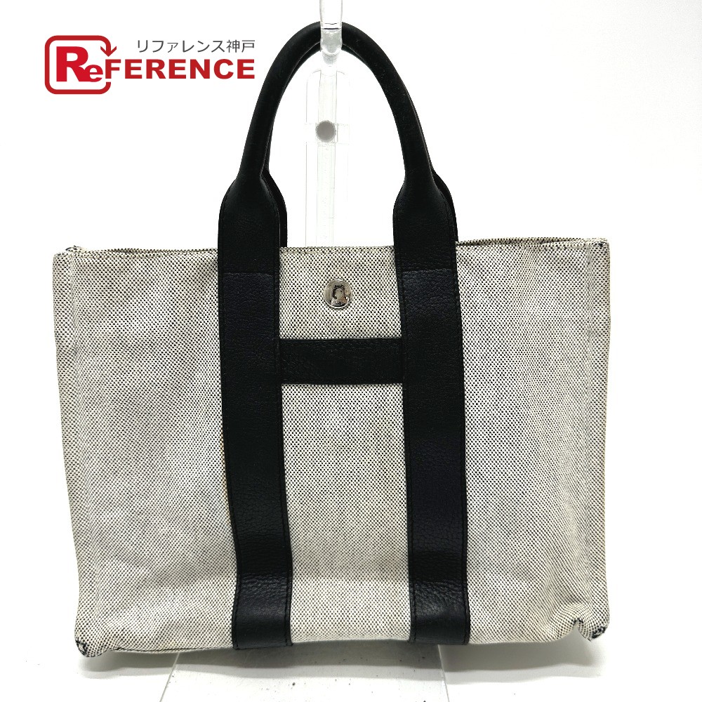 【極稀少】エルメス サックアーネPM ハンドバッグ レザー×キャンバス ブラウン 楽天市場】HERMES エルメス サックアーネPM トートバッグ