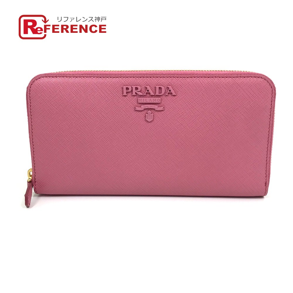 楽天市場】PRADA プラダ ロゴ ロングウォレット ラウンドファスナー 長