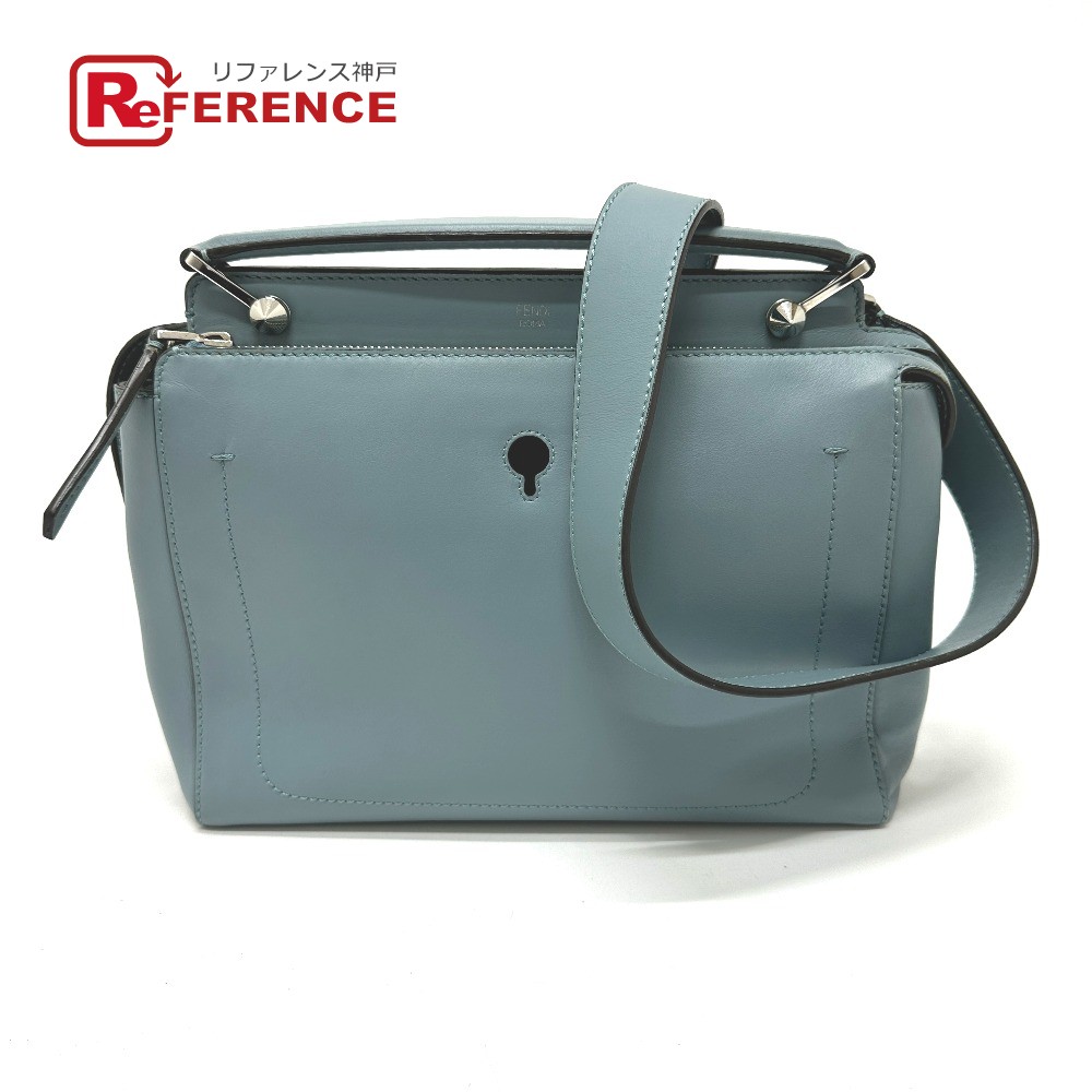 FENDI フェンディ 8BN293 ドットコム 2WAYバッグ ショルダーバッグ カバン ハンドバッグ レザー レディース ブルー 【中古】 41,470円