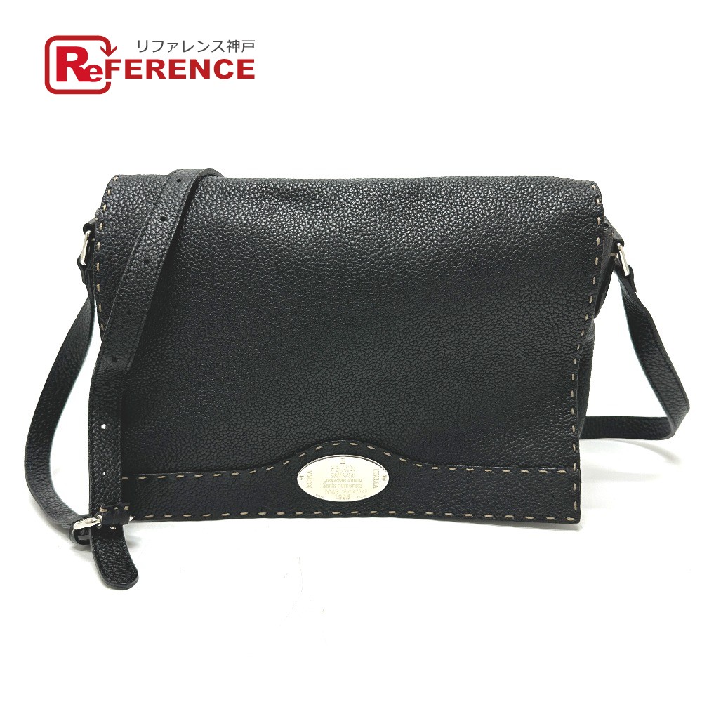 yu☆フェンディ セレリア メッセンジャー クロスボディバック レザー
