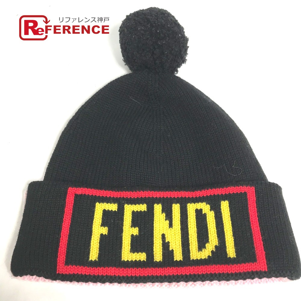 楽天市場】FENDI フェンディ ズッカ柄 ミンク フォックス ファー 帽子