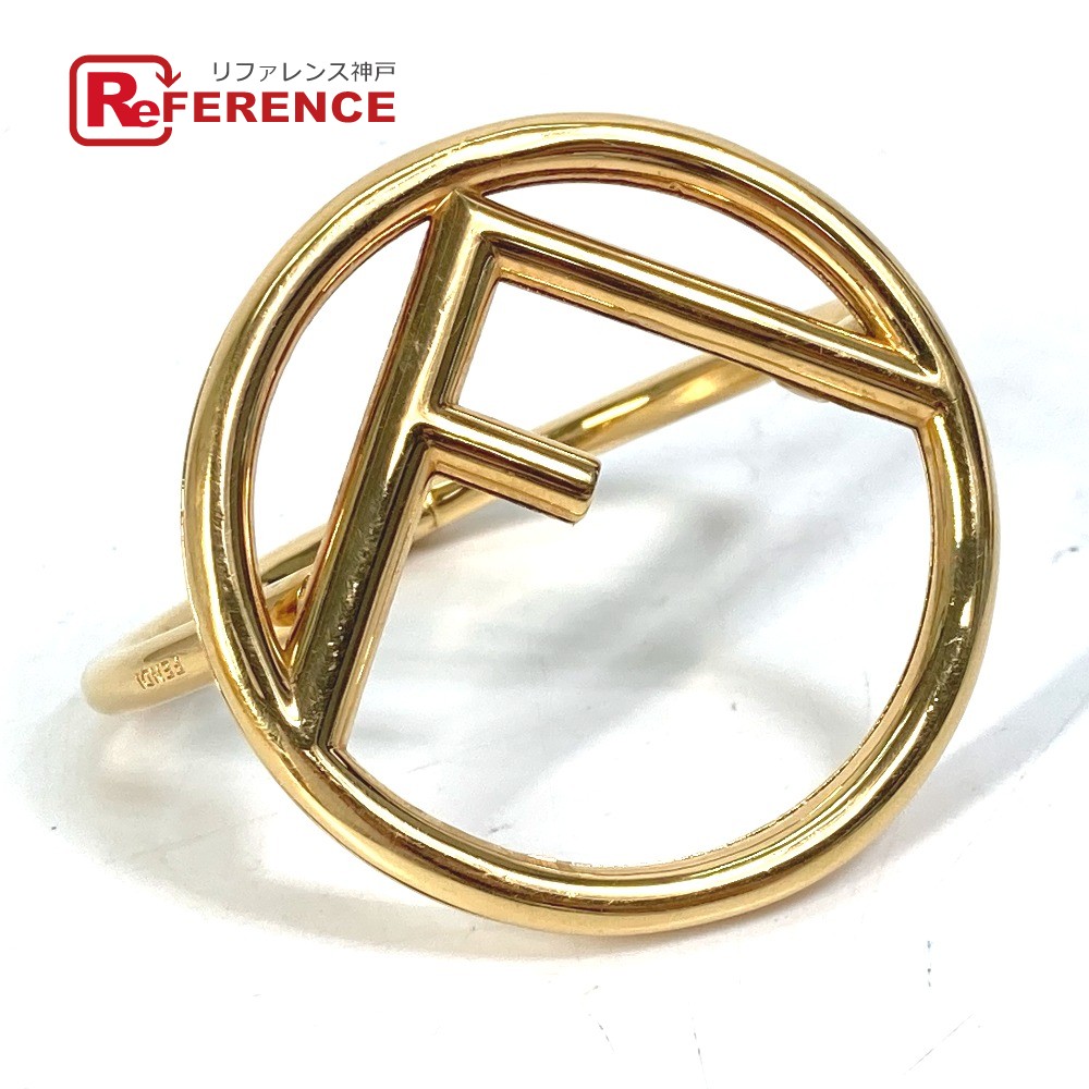 FENDI フェンディ バングル ゴールド ラインストーン FFロゴアクセサリー e52340a.jpg