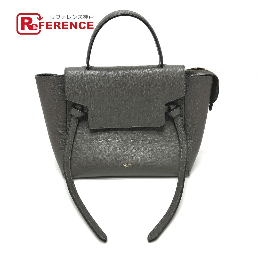 【CELINE】2Way ベルトバッグ ミニ チャコールカラー・中古 楽天市場】セリーヌ CELINE ベルトバッグアマゾンミニ 2way