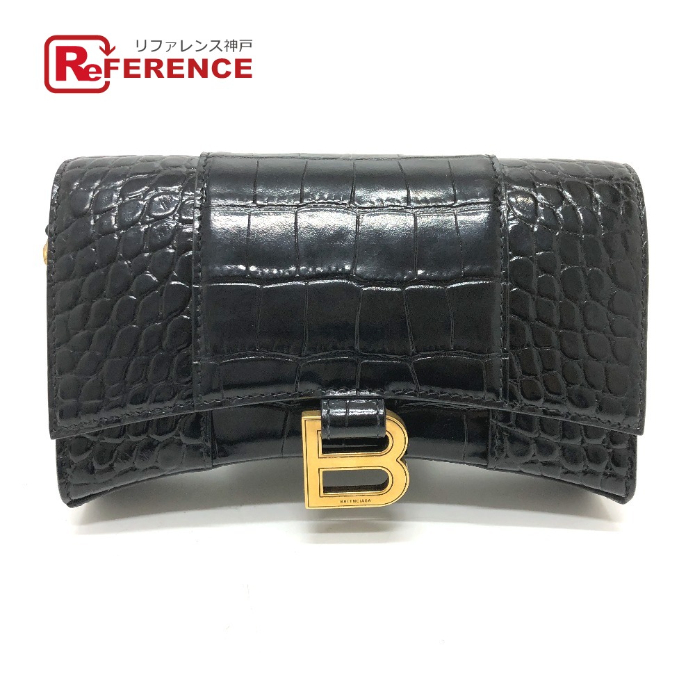 新品未使用✨バレンシアガ チェーン ショルダーウォレット 長財布 ブラック BALENCIAGA バレンシアガ ショルダーバッグ チェーンウォレット