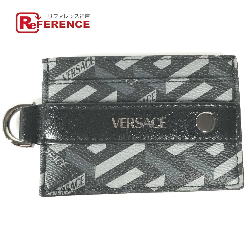 Versace ヴェルサーチェ　サンシャイン　メデューサ　ロゴ　名刺入れ VERSACE(ヴェルサーチェ) カードケース・名刺入れ(メンズ