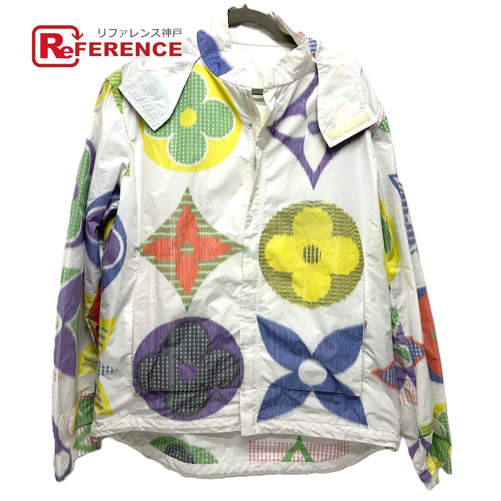 LOUIS VUITTON ルイヴィトン  マルチ色合いモノグラム ウィンドブレーカー Wファスナーアウター ボンネット 上衣 お召しもの シャカシャカ 上衣 ポリエステル  メンズ マルチ色合い 【中古】 メンズウェア-スポーツ・アウトドア-ブルゾン