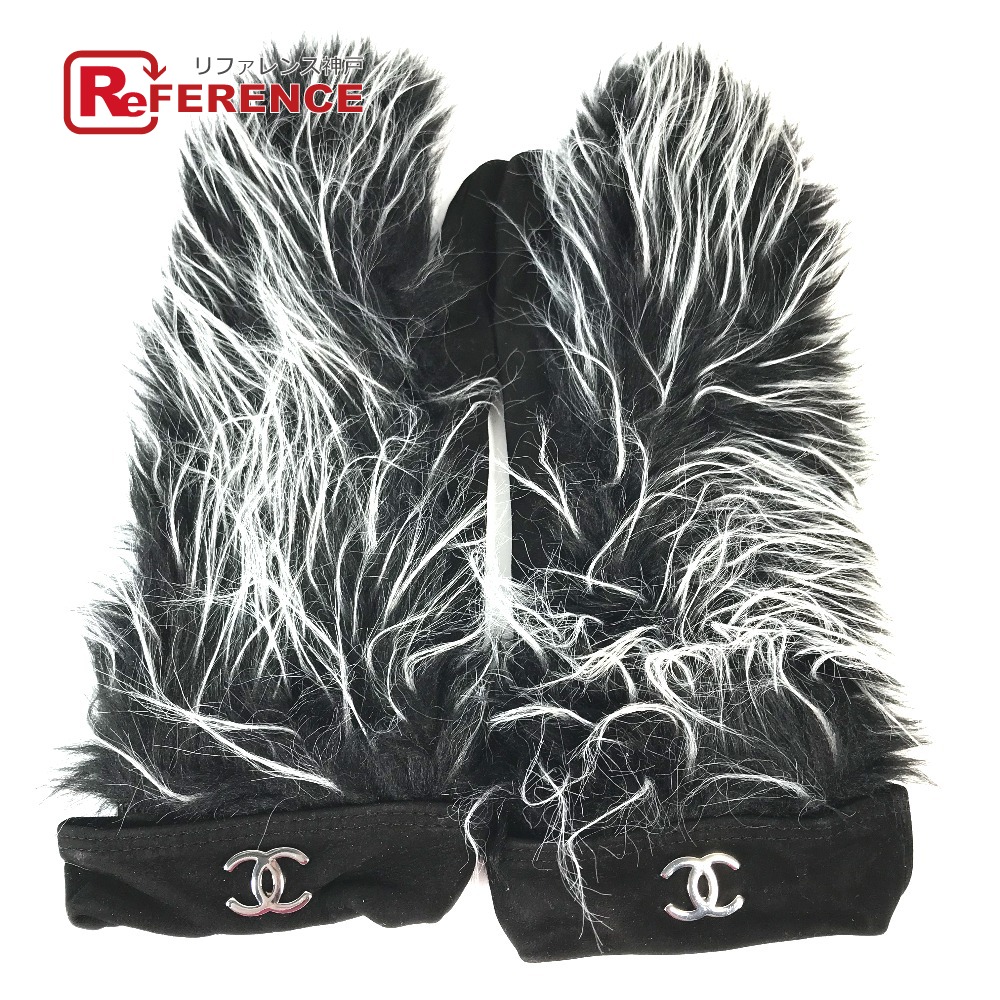 【新品同様】CHANEL シャネル ココマーク ファー 手袋 楽天市場】CHANEL シャネル 手袋 AAA411 B17819 レディース