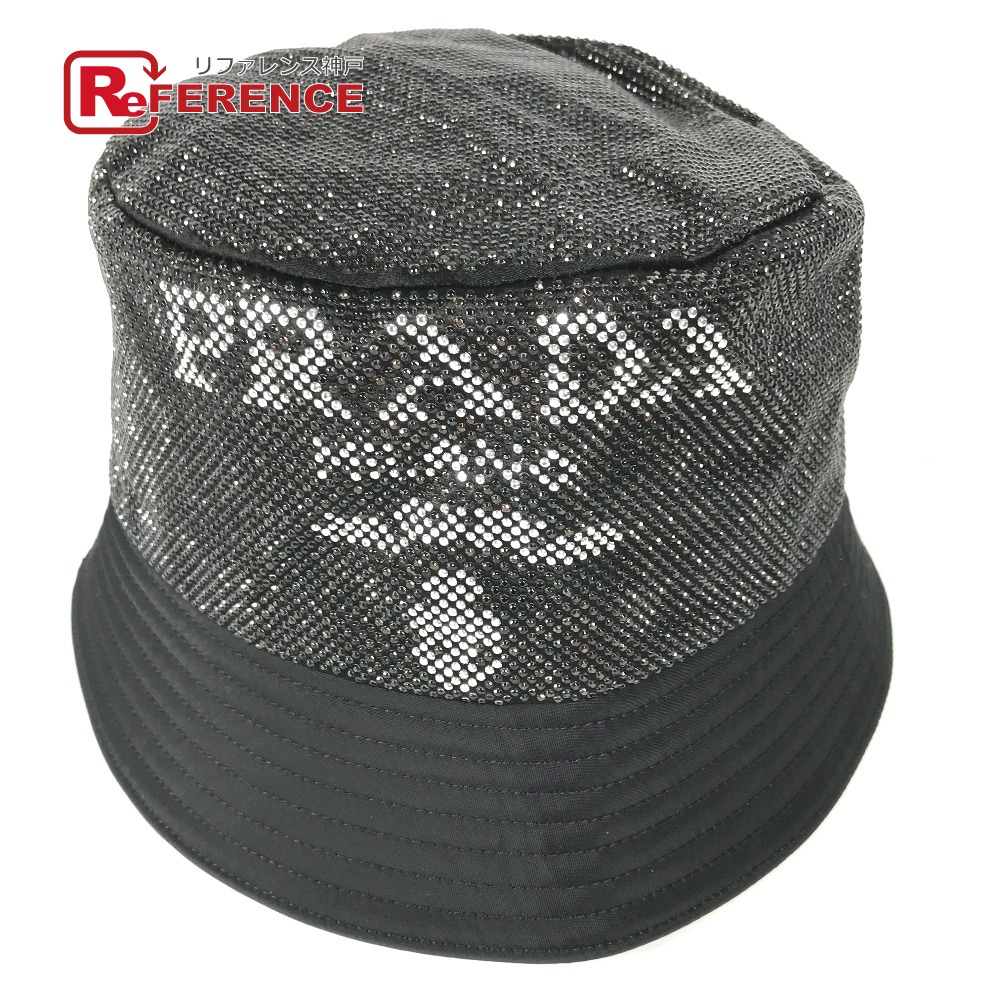 ・PRADA・プラダ・コーデュロイ・バケットハット・ブラック・ ブラック コーデュロイ バケットハット | PRADA