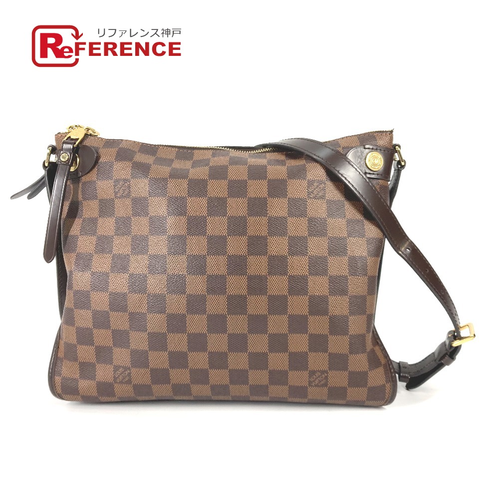 ルイヴィトン ダミエ ドゥオモ ショルダーバッグ ブラウン 大容量 斜め掛け可能 ルイヴィトン ダミエ ドゥオモ ショルダーバッグ ブラウン 大容量 斜め