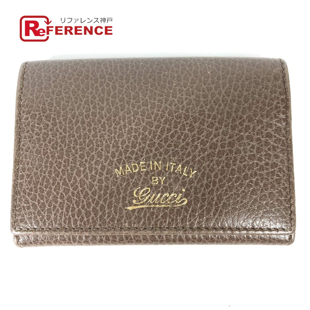 【美品】Gucci 名刺入れ ベージュ・ブラウン GUCCI - 本物 グッチ GUCCI GGキャンバス カードケース 名刺入れ