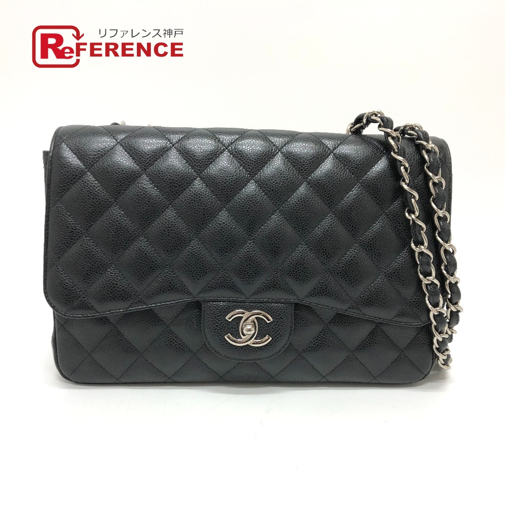 Chanel 13番台 マトラッセ30 パテントレザー チェーンショルダーバッグ A28600 ブラック (210749