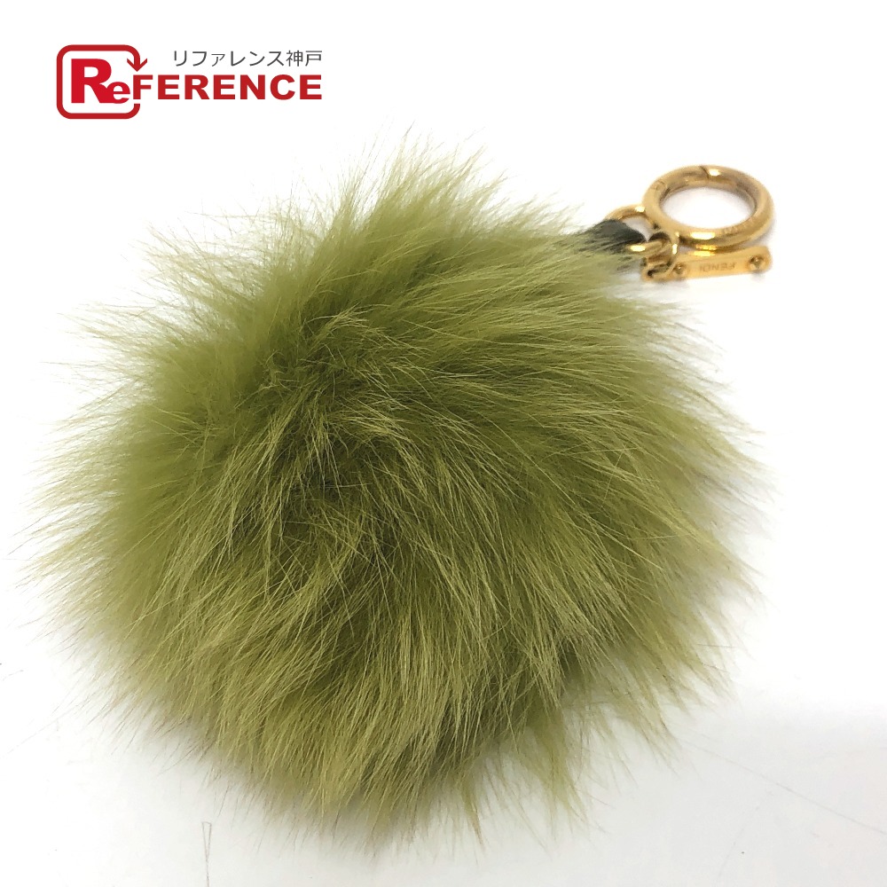 FENDI ☆ファーチャーム☆パステルグリーン☆正規 新品☆可愛い♪格安で w300_20170307_fendi001.jpg
