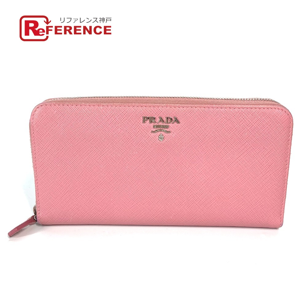 PRADA　プラダ　ラウンドファスナーコインケース　ピンク PRADA プラダ ラウンドファスナーコインケース ピンク