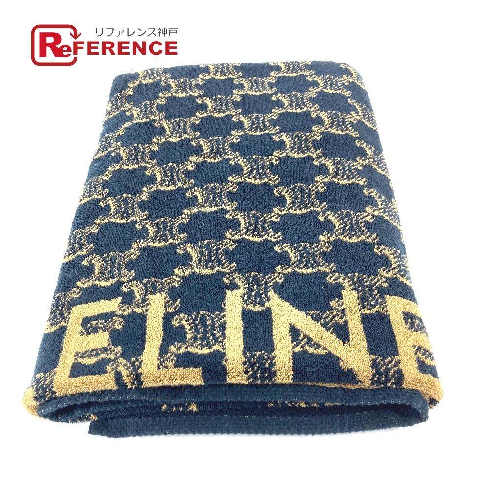 未使用品　CELINE コットンブランケット 140×200 ベージュ ce120i-bs8564_1.jpg