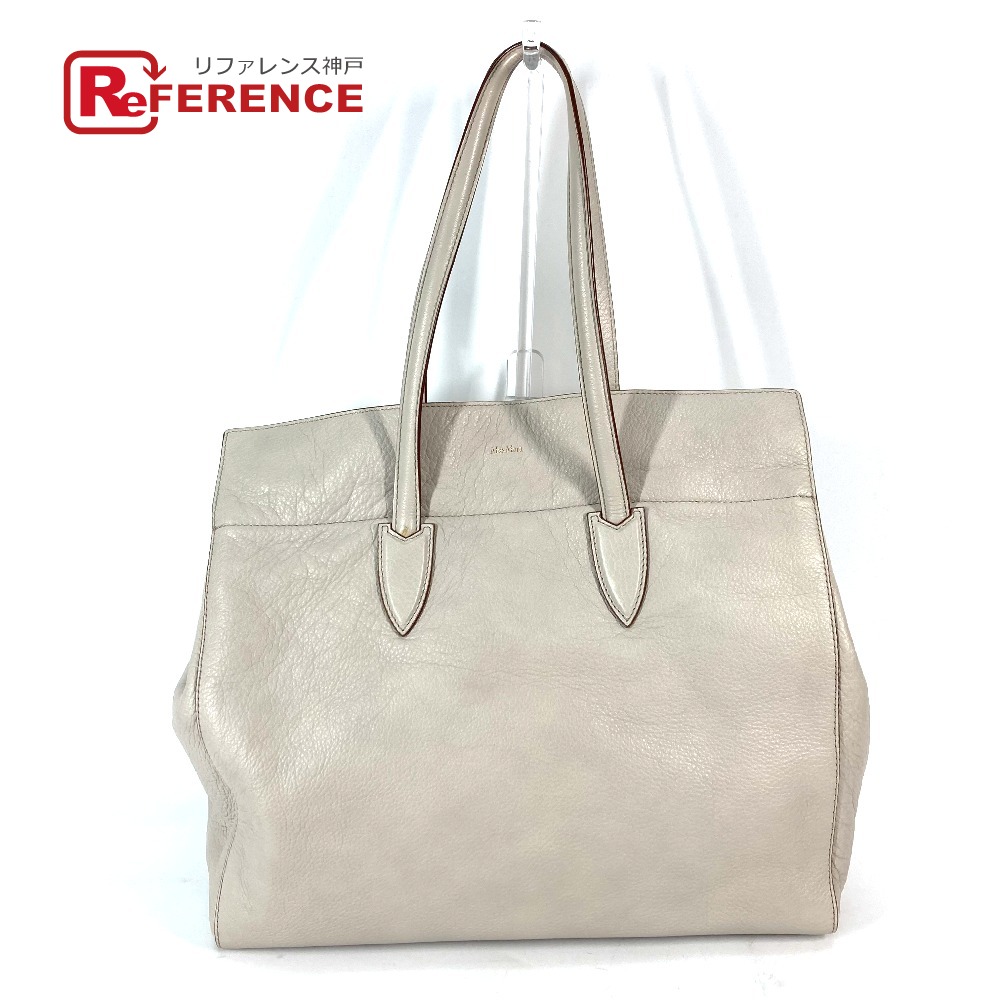 Max mara 21年 アニータ アイコン リバーシブル 2WAY トートバッグ ベージュ×ブラウン (200551