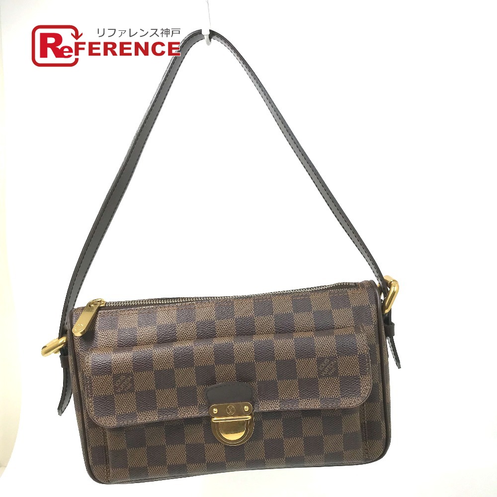 LOUIS VUITTON ルイヴィトン N60006 ダミエ ラヴェッロGM ショートストラップ 肩掛け ショルダーバッグ ダミエキャンバス レディース エベヌ ブラウン 【中古】 59,290円