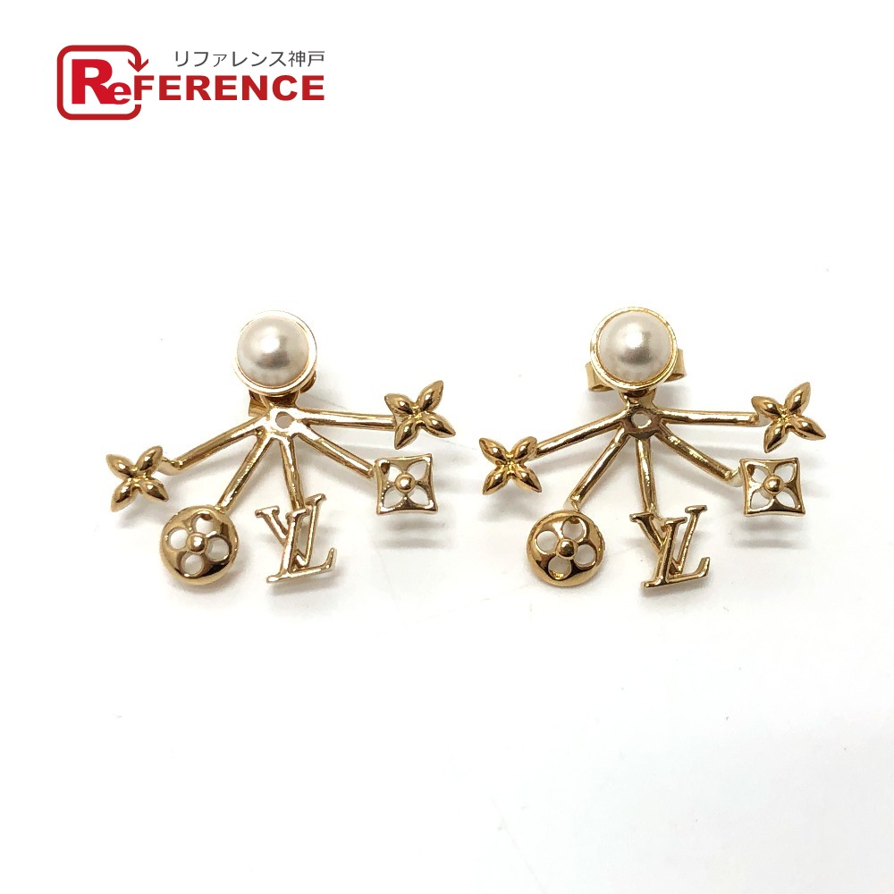 ルイヴィトン　ピアス LOUIS VUITTON ピアス・V フォー ヴィトン メタル ＆ パール