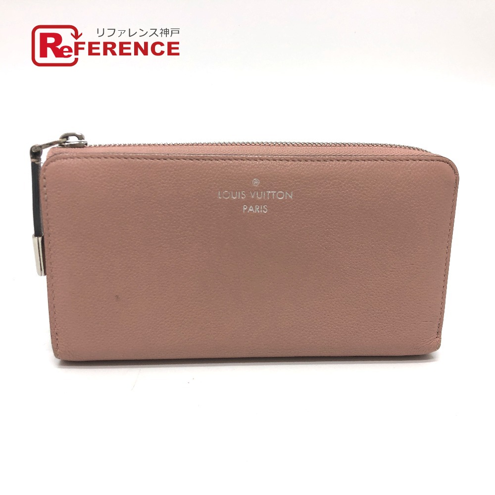 LOUIS VUITTON ルイヴィトン  M63103 ポルトフォイユ・コメット L字型チャック 長札入れ なめし革  レディース マグノリア 【中古】