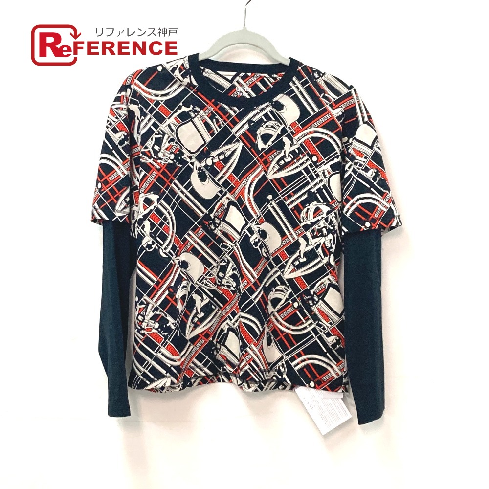 楽天市場】古着 HERMES エルメス イタリア製 長袖 ワンポイント刺繍 T