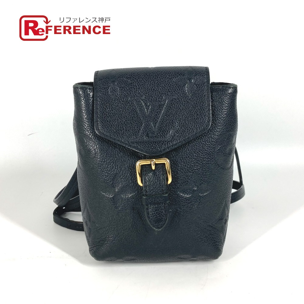 LOUIS VUITTON ルイヴィトン M80596 モノグラムアンプラント タイニー バックパック カバン リュックサック モノグラムアンプラントレザー レディース ノワール ブラック 【中古】|ブランドショップ リファレンス