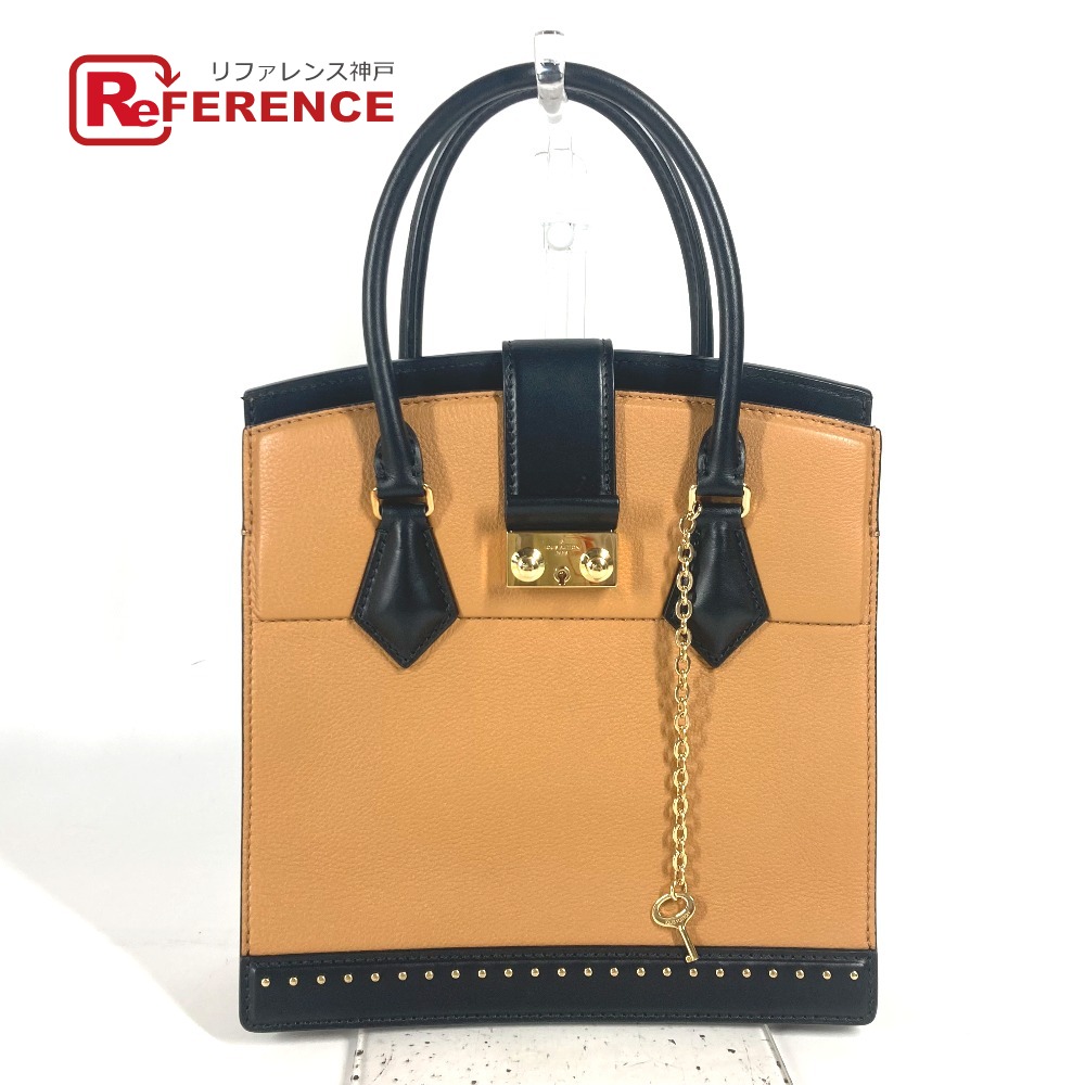 LOUIS VUITTON ルイヴィトン  M51654 スタッズ バイ色合い クール・マルリーPM 鞄 トートバッグ ハンドバック なめし革  レディース ベージュ 【中古】