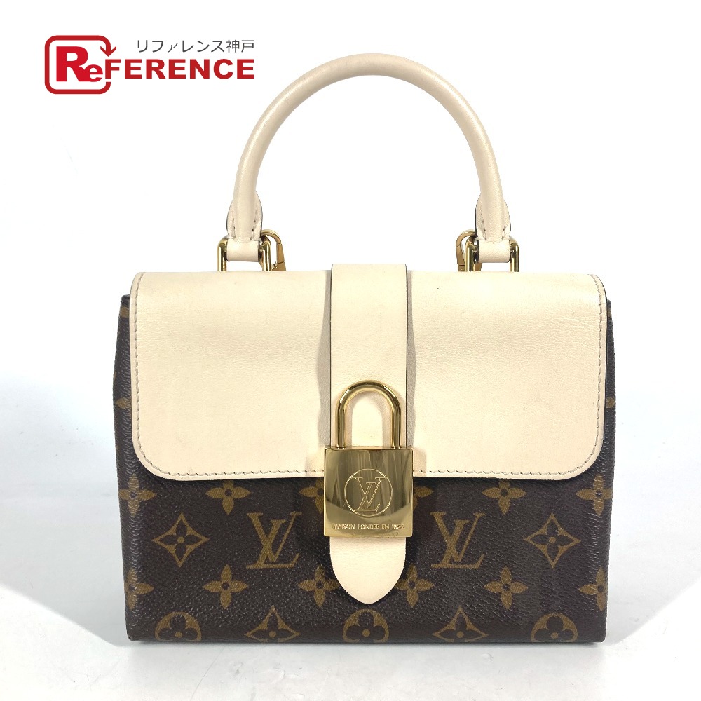 LOUIS VUITTON ルイヴィトン M44653 モノグラム ロッキー BB カバン 2WAYバッグ ショルダーバッグ ハンドバッグ モノグラムキャンバス レディース クレーム ホワイト 【中古】