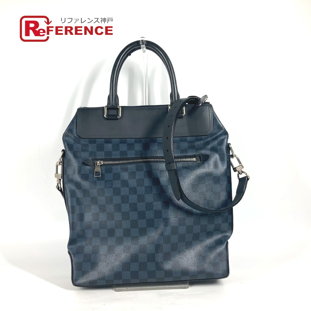 LOUIS VUITTON ルイヴィトン N41351 ダミエコバルト グリニッジ カバン トートバッグ 斜め掛け ハンドバッグ ショルダーバッグ ダミエコバルトキャンバス メンズ ネイビー 【中古】 58,080円