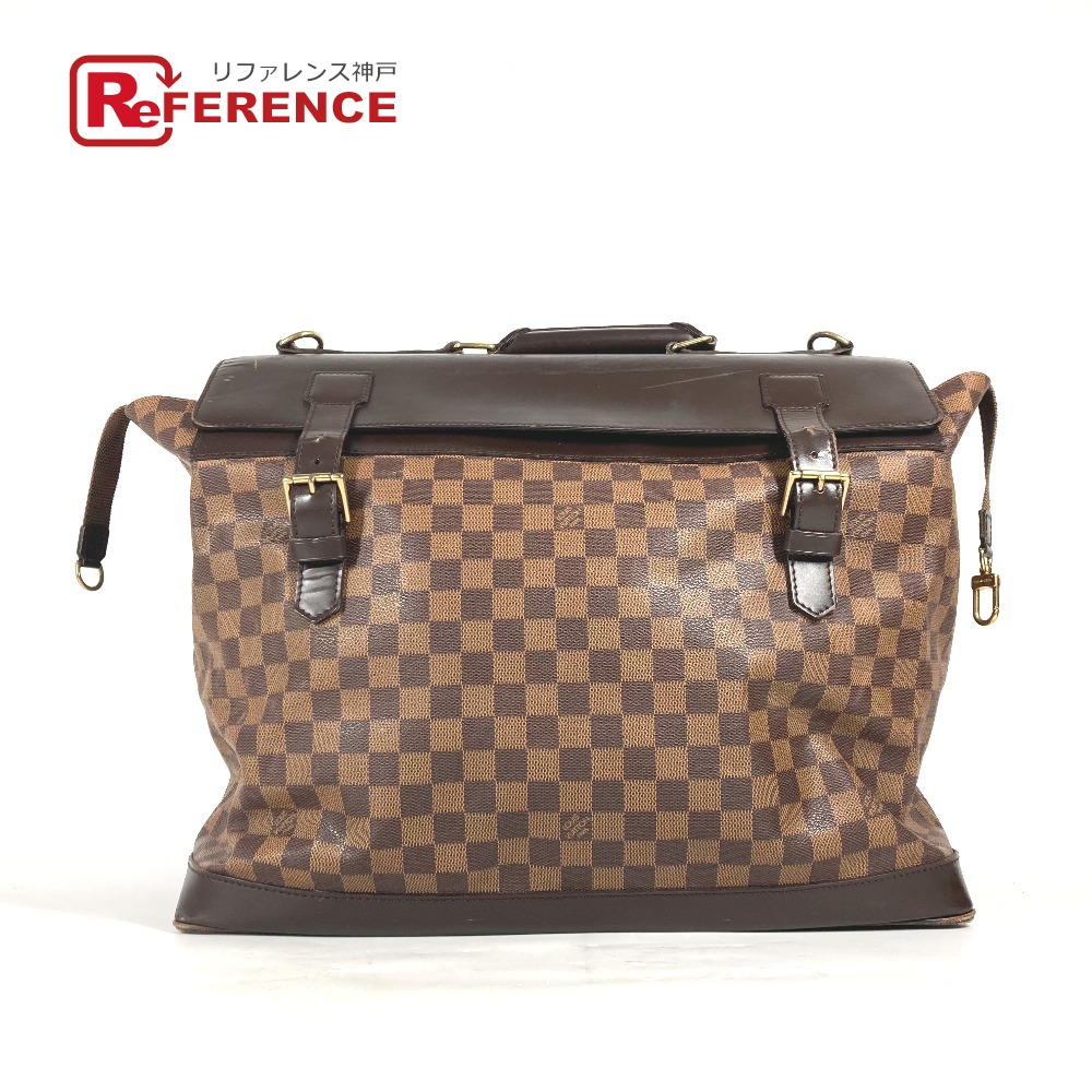 LOUIS VUITTON ルイヴィトン N41130 ダミエ ウエストエンドPM 斜め掛け トートバッグ ボストンバッグ ショルダーバッグ 2WAYバッグ ハンドバッグ ダミエキャンバス レディース エベヌ ブラウン 【中古】