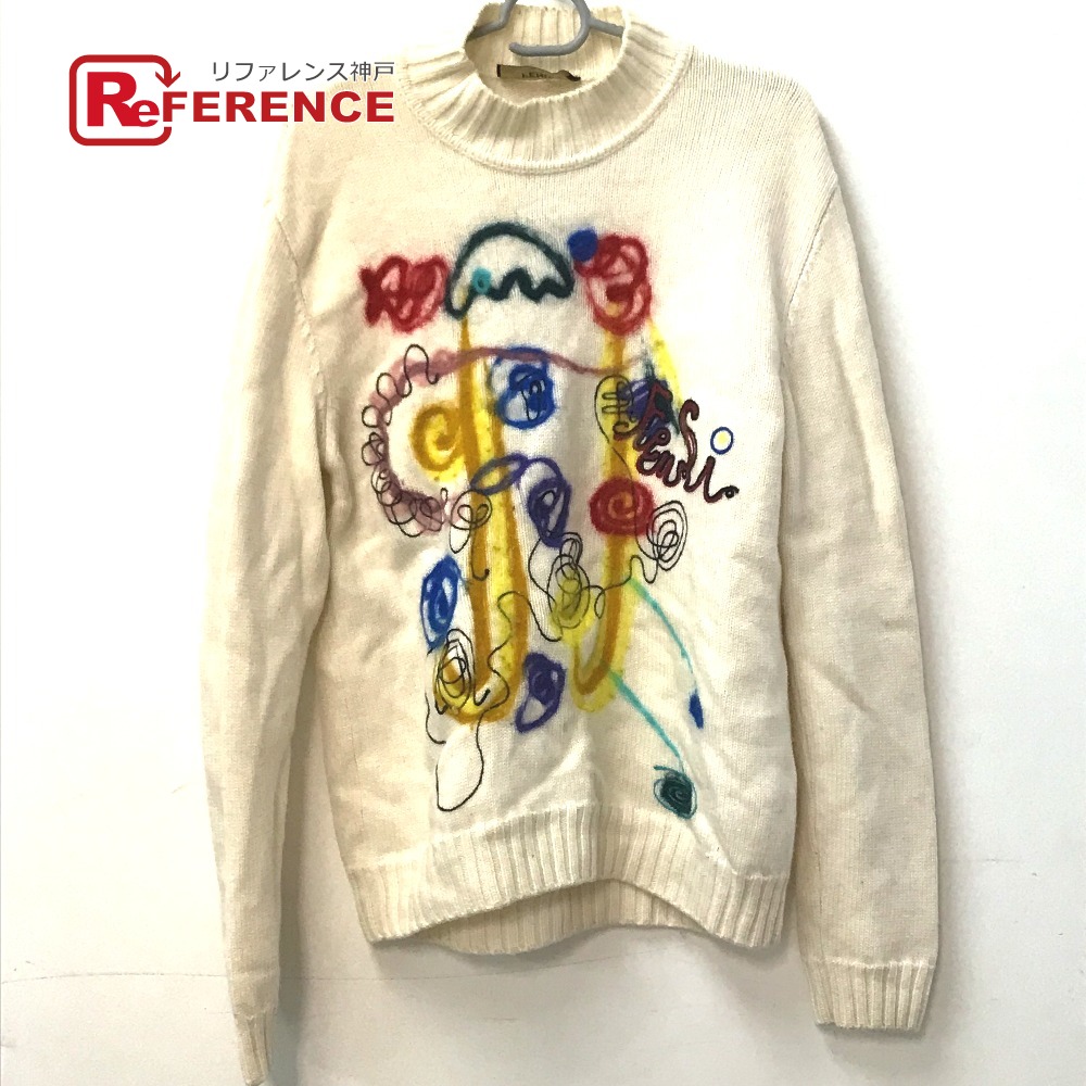 ✨未使用級✨フェンディ ロゴ ニットワンピース フェンディー ズッカ柄 長袖 中古・古着通販】FENDI (フェンディ) ズッカ柄ニットワンピース
