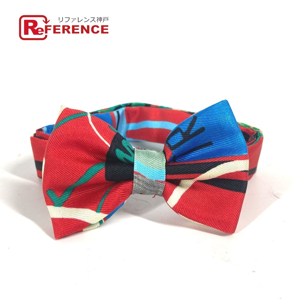 楽天市場】HERMES 【エルメス】 蝶ネクタイ シルク オレンジ系 リボン