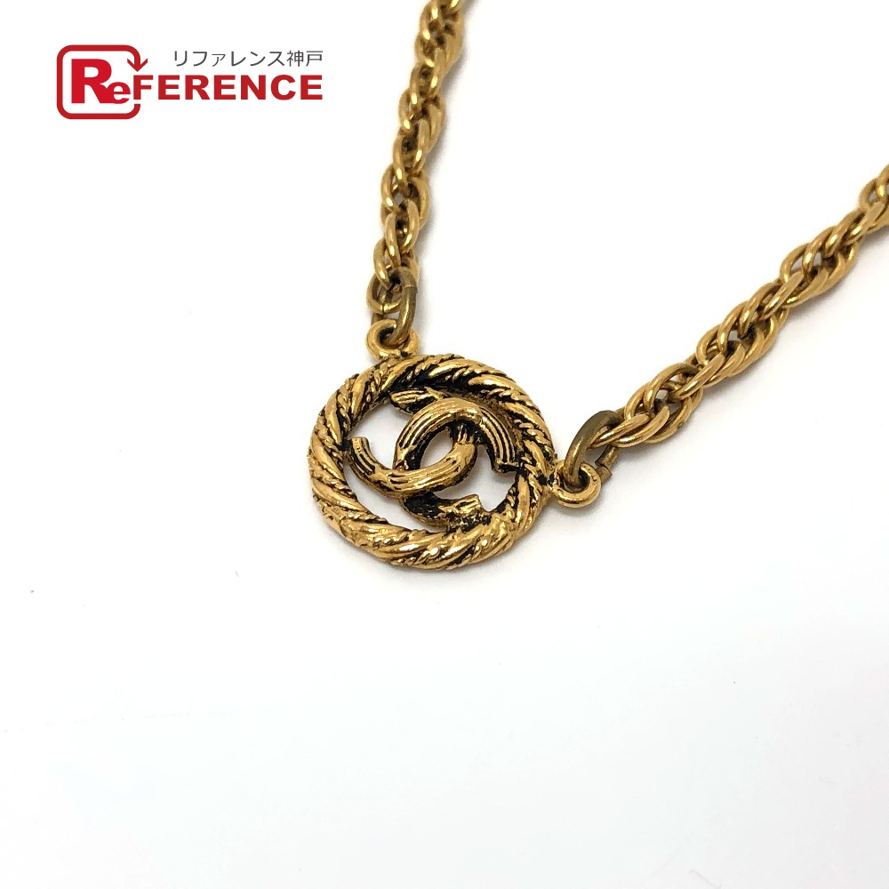 CHANEL ゴールドハート ネックレス CHANEL - 美品 CHANEL シャネル ハート ネックレス ゴールド
