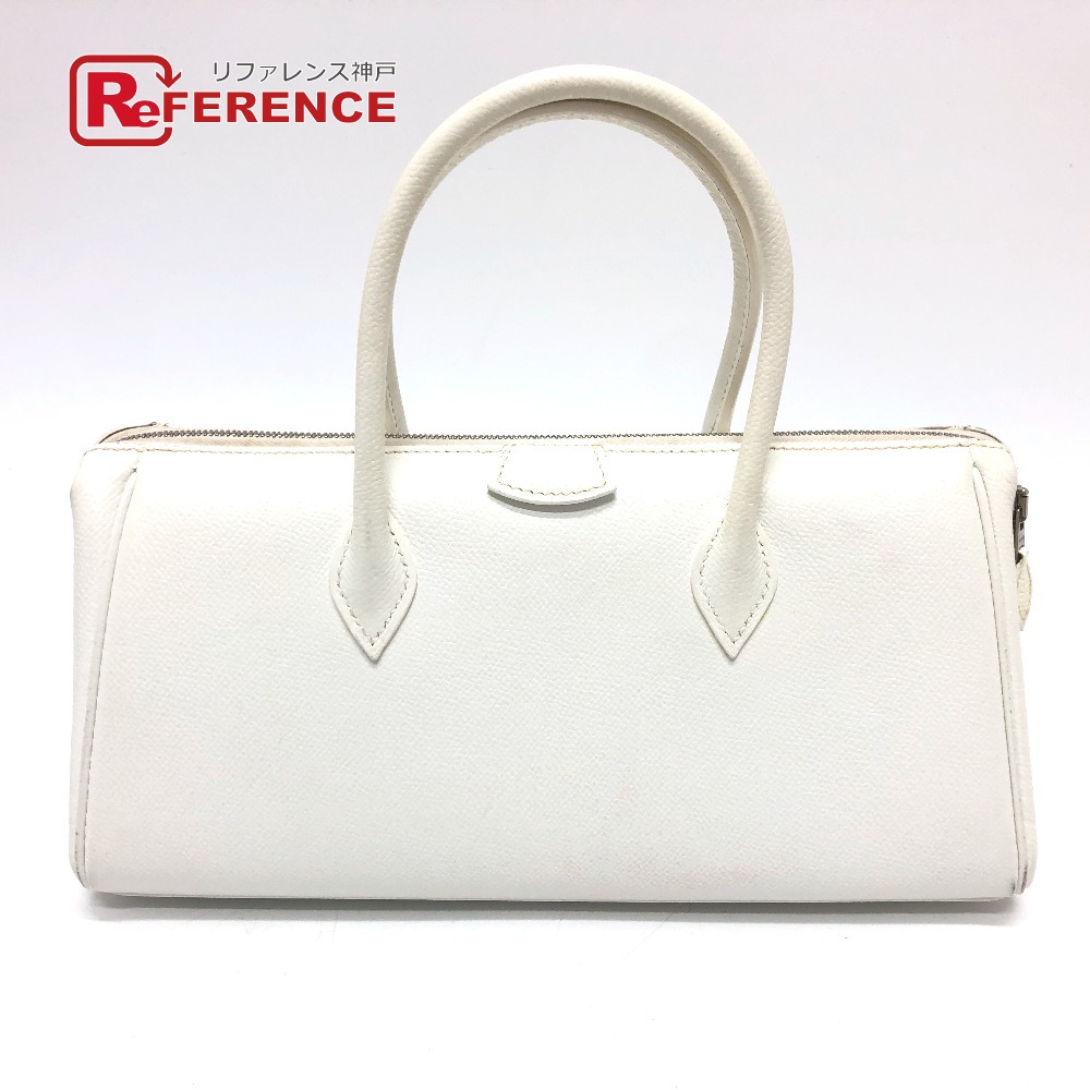 HERMES エルメス  光の都市ボンベイ27 ハンドバック エプソン  レディース 白いこと 【中古】