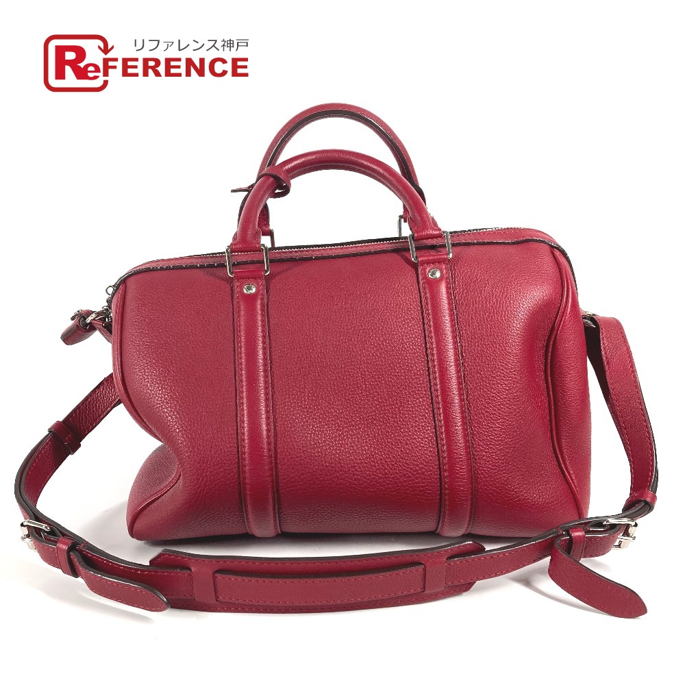 LOUIS VUITTON ルイヴィトン M94341 パルナセア SCバッグ PM カバン ミニボストンバッグ 2WAYバッグ ショルダーバッグ ハンドバッグ レザー レディース チェリー レッド 【中古】