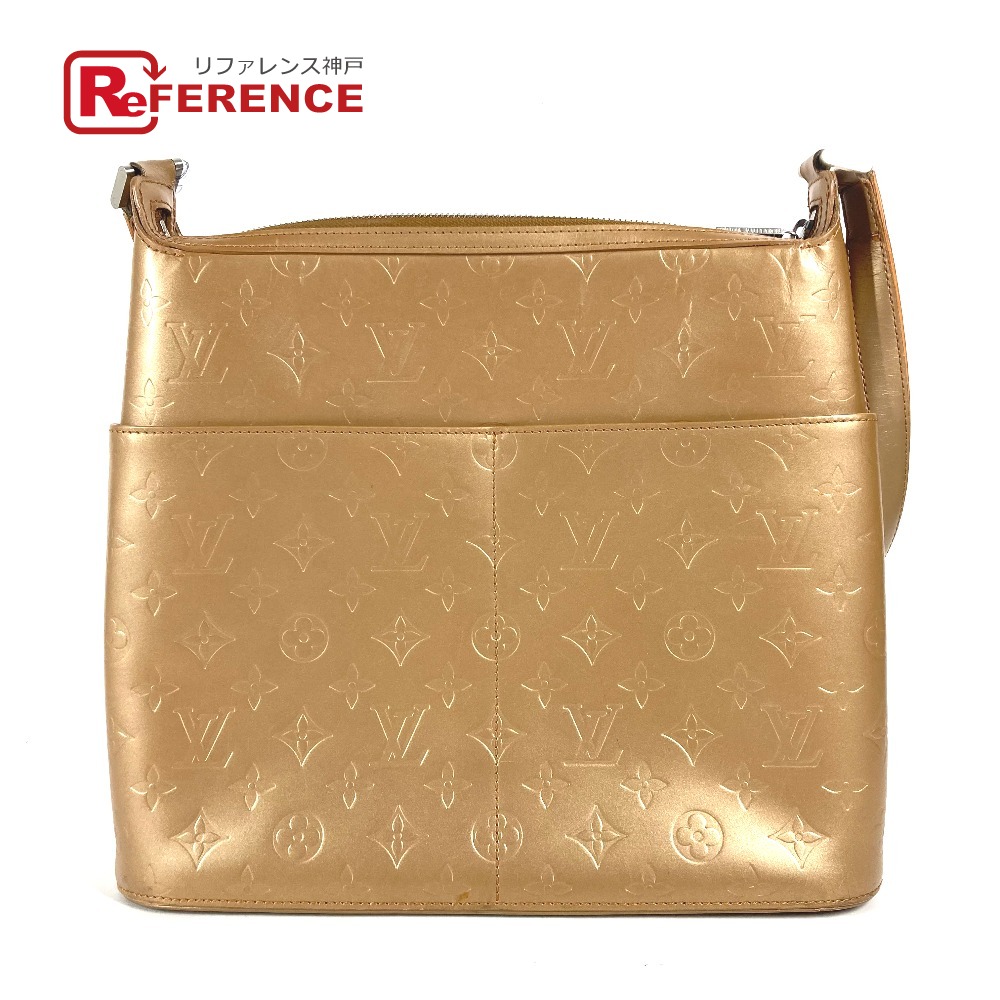 LOUIS VUITTON ルイヴィトン  M55167 モノグラムつや消し サッター  嚢 肩かけ トートバッグ 縦型 ショルダーバッグ モノグラムマットレザー  レディース アンプリファイアーレ ベージュ 【中古】