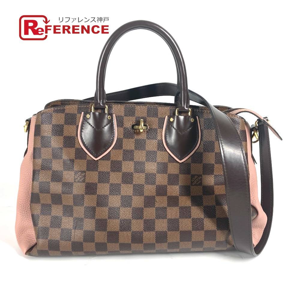 LOUIS VUITTON ルイヴィトン N41488 ダミエ ノルマンディ カバン ショルダーバッグ 肩掛け 2WAYバッグ バッグ トートバッグ ダミエキャンバス レディース エベヌ ブラウン 【中古】｜ブランドショップ　リファレンス