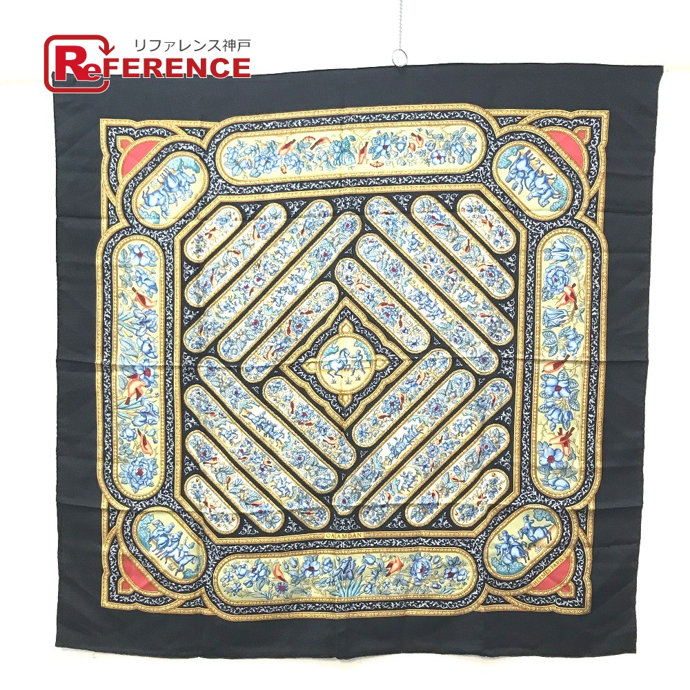 楽天市場】HERMES エルメス カレ90 大判スカーフ 「QALAMDAN