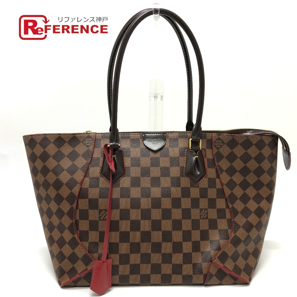 LOUIS VUITTON ルイヴィトン N41548 ダミエ カイサトートMM カバン 肩掛け ショルダーバッグ ダミエキャンバス レディース エベヌ ブラウン 【中古】｜ブランドショップ　リファレンス