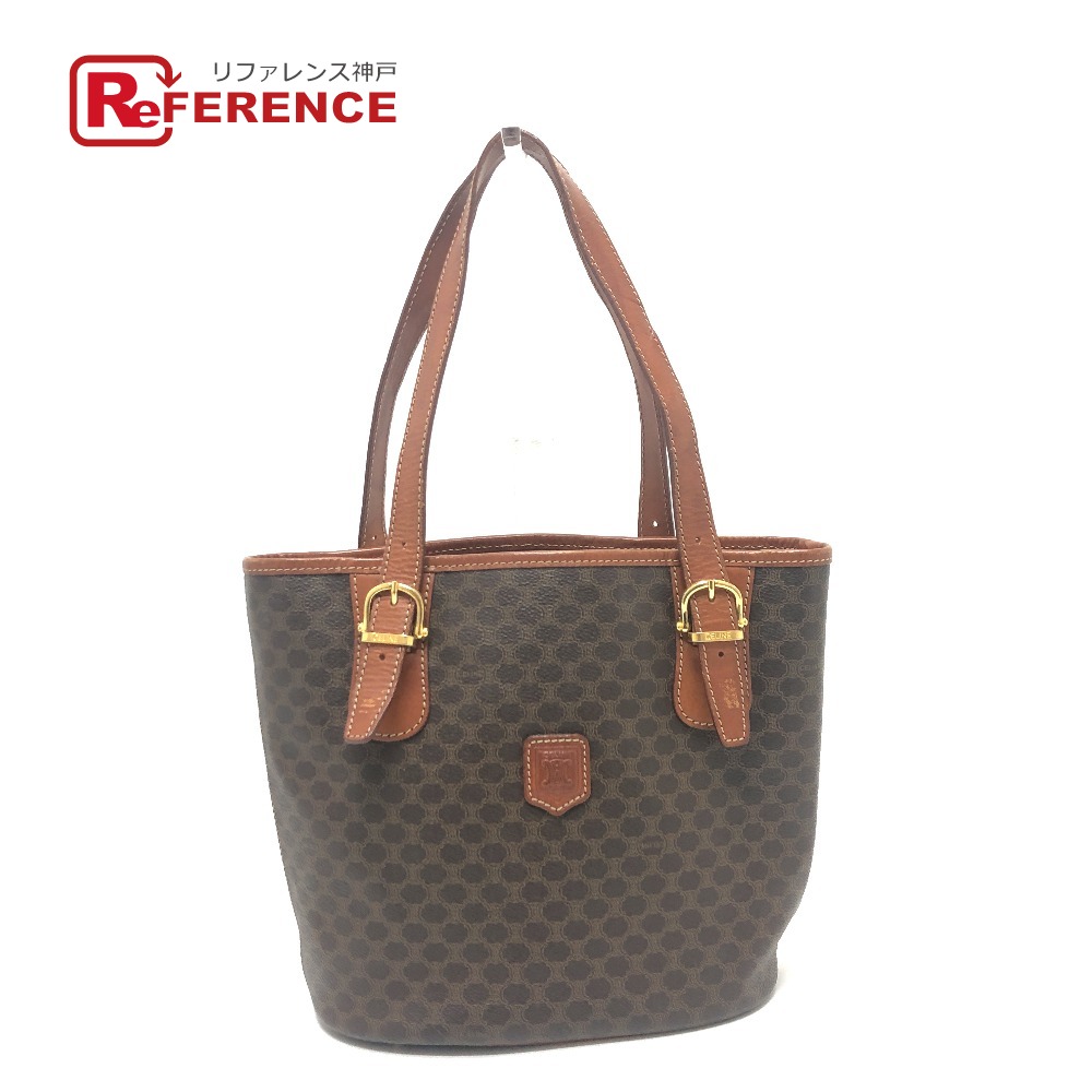 CELINE セリーヌ トートバッグ　肩掛け　マカダム柄 レザー CELINE セリーヌ マカダム柄 ショルダー トートバッグ MC99/1 Y04336