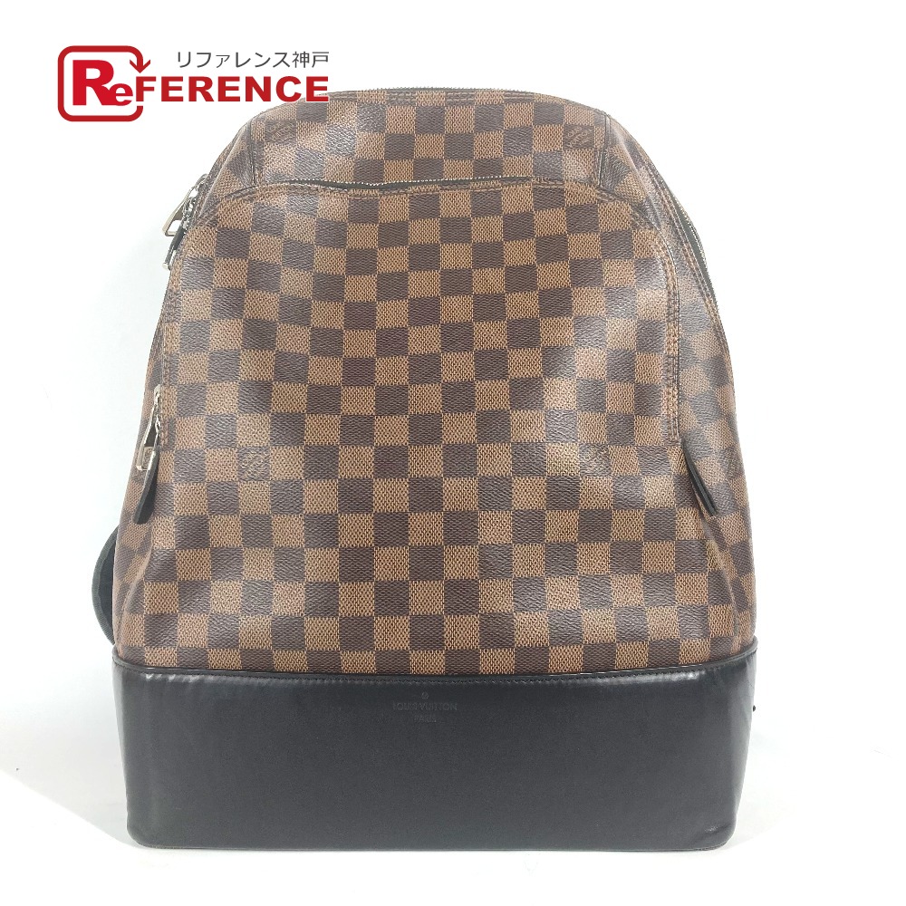 LOUIS VUITTON ルイヴィトン  N41558  ダミエ ジェイク 袋 うしろ側容器に並べる 背嚢 ダミエキャンバス  ユニ一発やる エベヌ 赤銅色 【中古】
