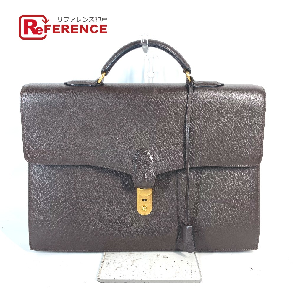HERMES フールトゥ ポルトドキュマン　ビジネスバッグ　ネイビー フールトゥ エルメス フールトゥPM トートバッグ キャンバス